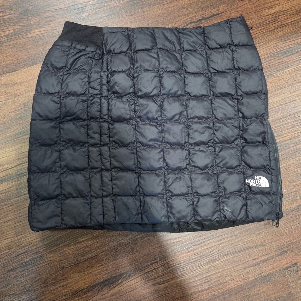 The North Face ThermoBall Eco Puffer Skirt Womens M Black Quilted Active